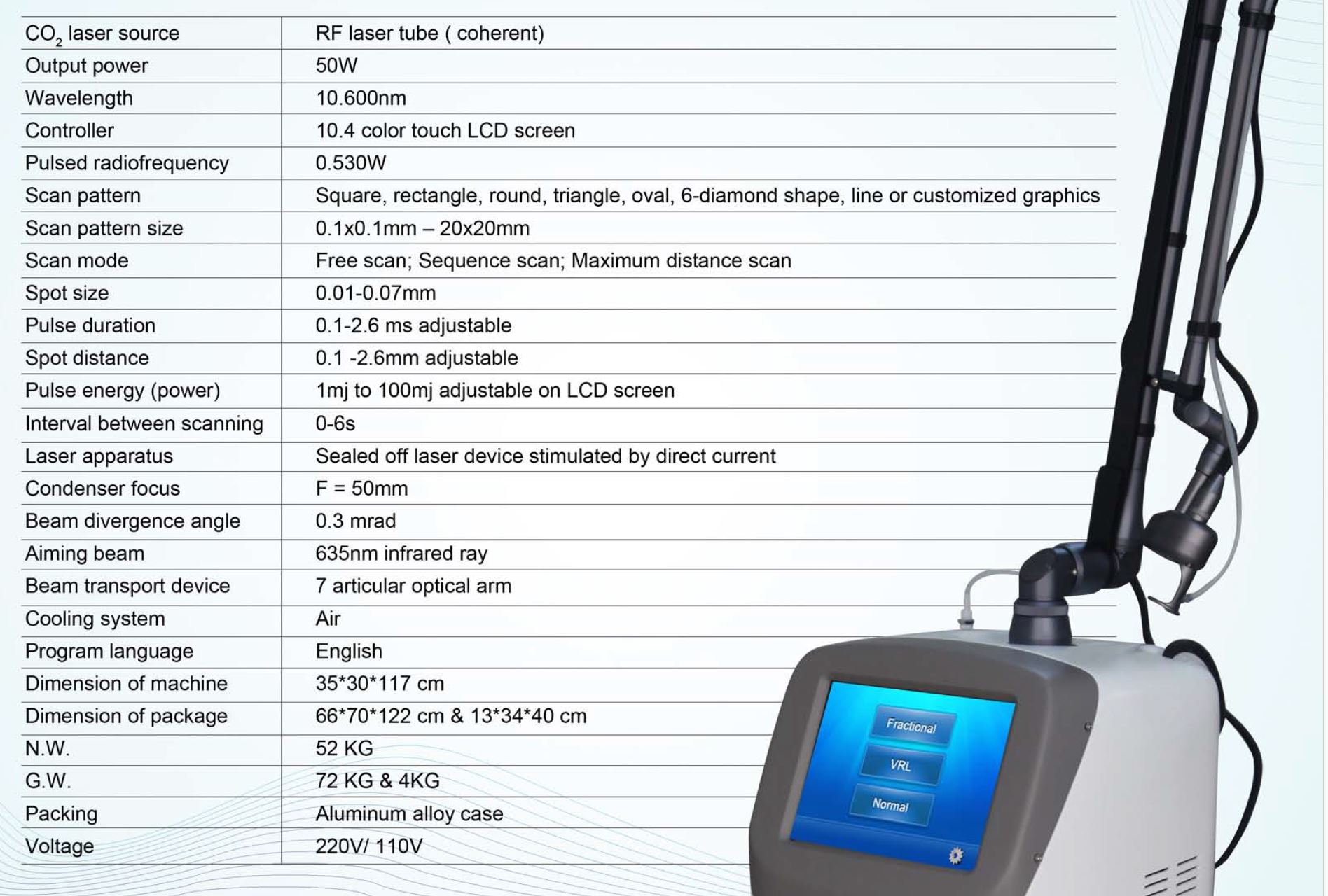 fractional CO2 laser multifunctional hydurage aesthetics training courses machines devices lasers online beauty anti aging skin tightening