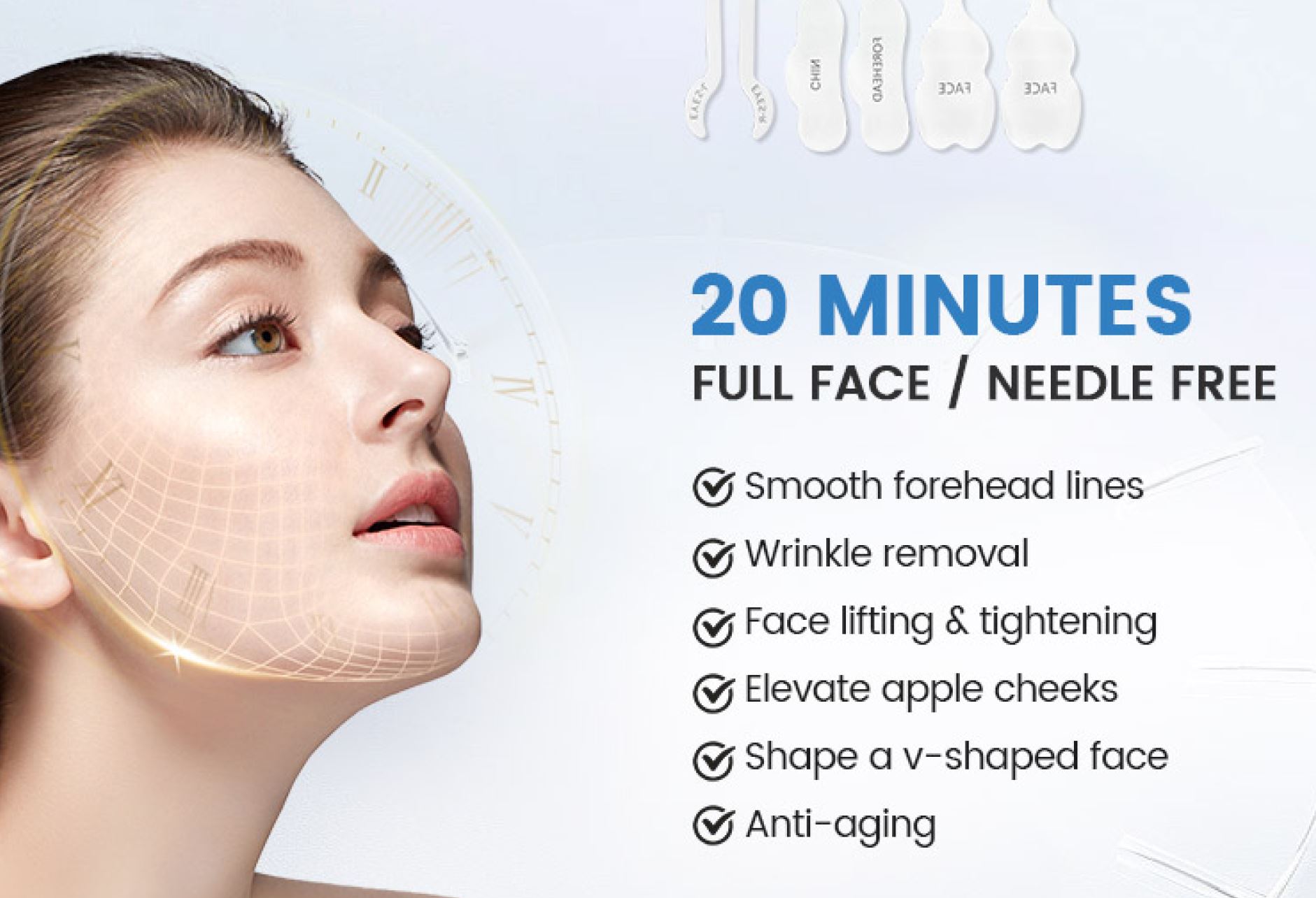EMS facial machine hydurage aesthetics training courses machines devices lasers online beauty anti aging skin tightening