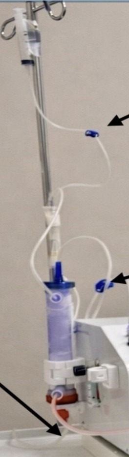 Telescopic IV Clamp Stand